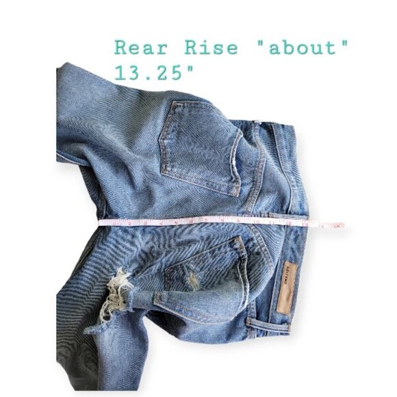 GRLFRND Sky Blue Distressed High Rise Jeans - Picture 10 of 13